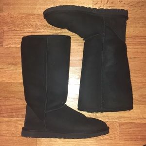 New! Tall black ugg boots